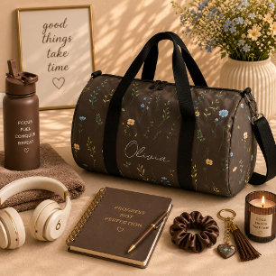 Sac De Sport Boho Floral Arc-en-ciel