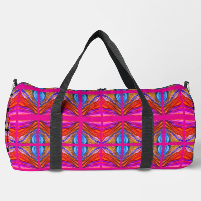 Sac De Sport Boho style rose chaud (Recto)