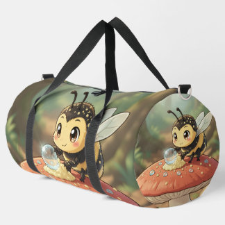 Sac De Sport Bourdon doré dans la danse des fleurs