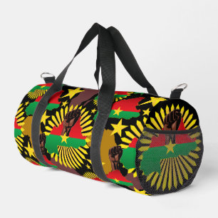 Sac De Sport Burkina Faso Carte, drapeau et première révolution