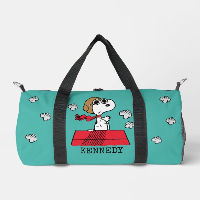 Sac De Sport cacahuètes | Snoopy the Flying Ace (Recto)