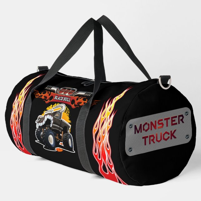 Sac De Sport Camion monstre de dessin animé (Coin gauche)