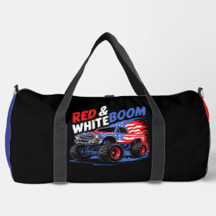 Sac De Sport Camion monstre Red White Boom