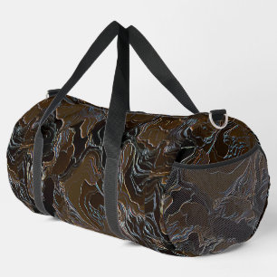 Sac De Sport Camouflage Brown métallique