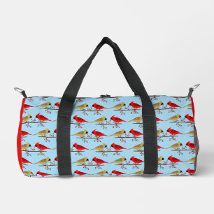 Sac De Sport Cardinaux de Noël mignons et Baies rouges modélisé