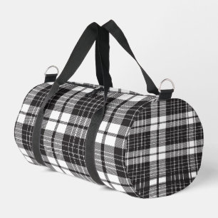 Sac De Sport Carreaux Noir Et Blanc