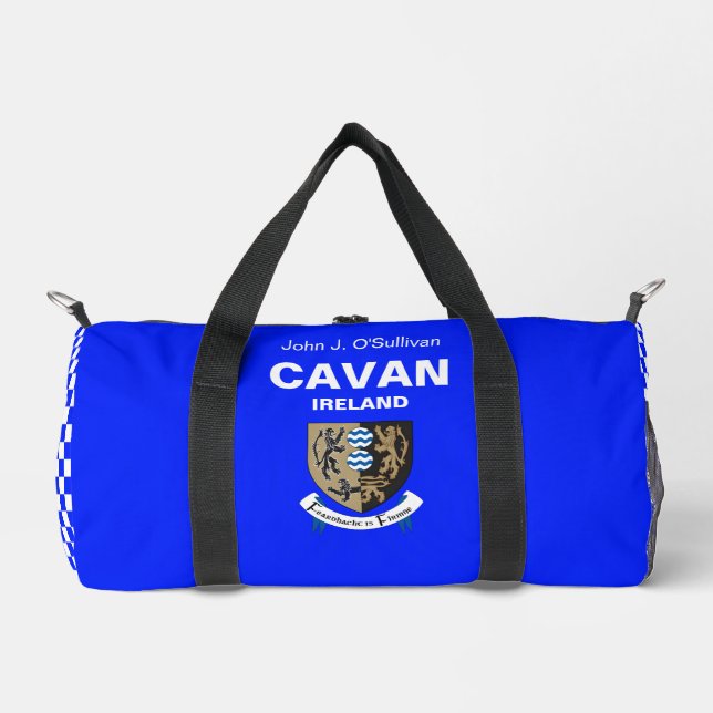 Sac De Sport Cavan Irlande - Irlandais Personnalisé (Recto)