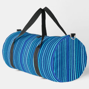 Sac De Sport Chalk Stripes, Cobalt, Navy et Sky Blue