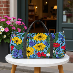 Sac De Sport Champ de Tournesols Jaunes Radieux Ensoleillé