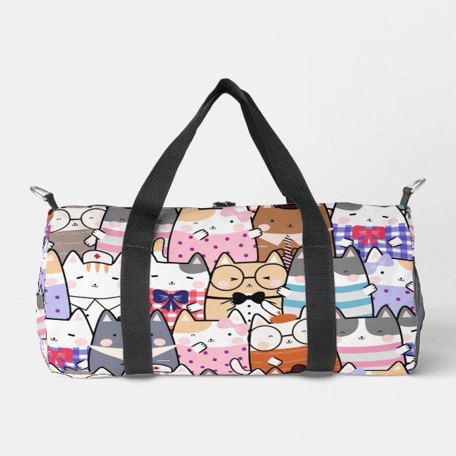 Sac De Sport Chats Cute Kawai (Recto)