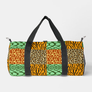 Sac De Sport Cheetah, Giraffe, Tigre et Serpent