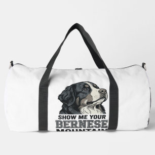 Sac De Sport Chemise de conception de gravure vintage de chien