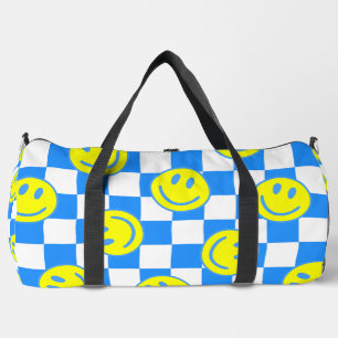 Sac De Sport chèque en bleu super