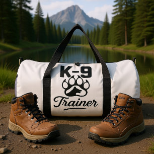 Sac De Sport Chien de formation K-9 chiot blanc