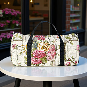 Sac De Sport Chinoiserie Florale Vintage 