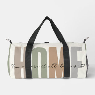 Sac De Sport Citation de famille minimaliste