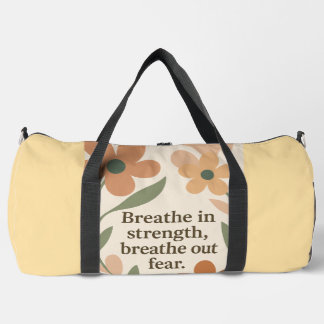 Sac De Sport Citations motivationnelles jaunes art IA
