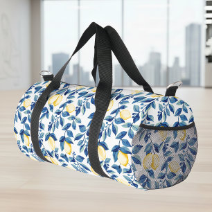 Sac De Sport Citron aquarelle bleu jaune