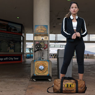 Sac De Sport Collecteur de pièce en cuir de vache