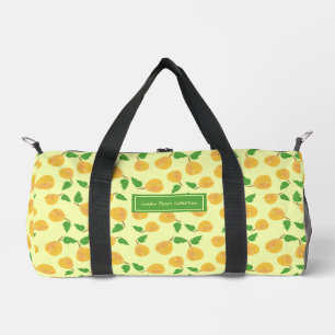 Sac De Sport Collection de poires dorées Crème dorée