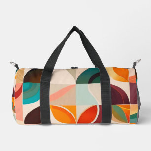 Sac De Sport Collection tendance Retro Carrés Abstraits