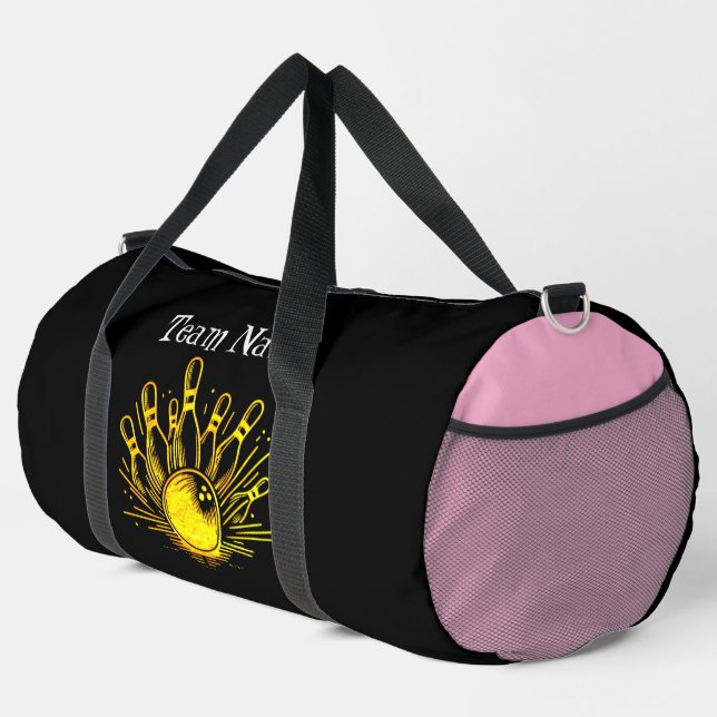 Sac De Sport Conception personnalisée de l'équipe de Bowling en (Coin droit)
