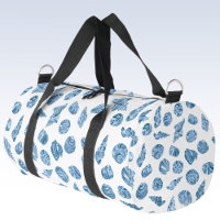 Coquillage Nautilus Aquarelle Bleue Voyage ou Gym