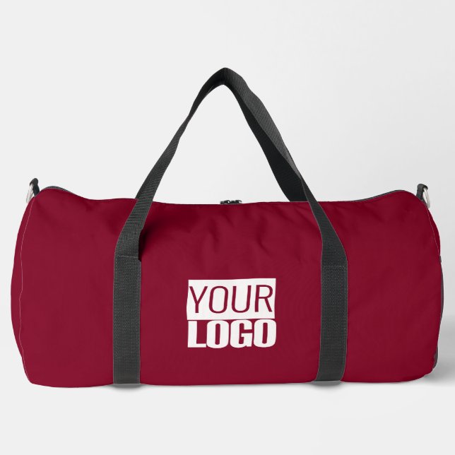 Sac De Sport couleur bordeaux- ajouter le logo (Recto)