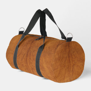 Sac De Sport Couleur en cuir vintage Faux