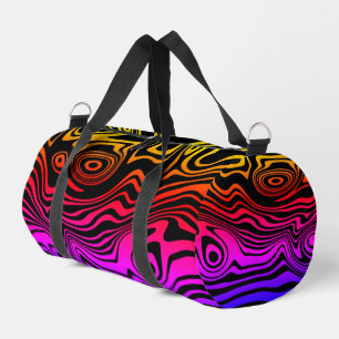 Sac De Sport Couleurs néons des vagues colorées