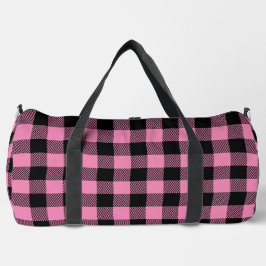 Sac De Sport coussin de jeton rose noire