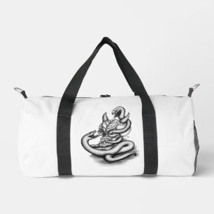 Sac De Sport Crâne - Tête diabolique avec serpent