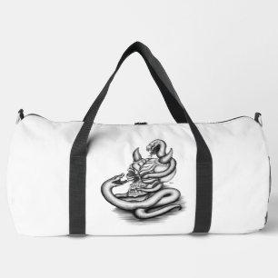 Sac De Sport Crâne - Tête diabolique avec serpent