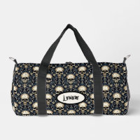 Crânes gothiques Blue Floral