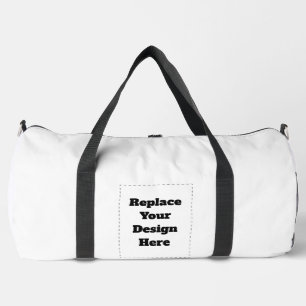 Sac De Sport Créez Votre Propre blanc