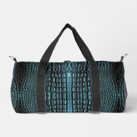 Cuir Alligator Bleu