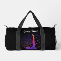 Custom Duffle Bag with Name & Mantra