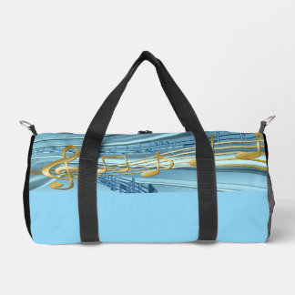 Sac De Sport Cute Baby Blue Musical Notes
