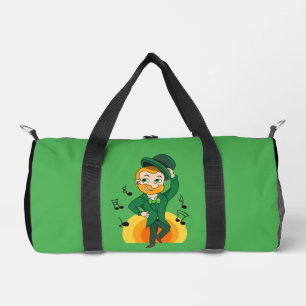 Sac De Sport Dancing leprechaun, dessin animé de la Saint Patri