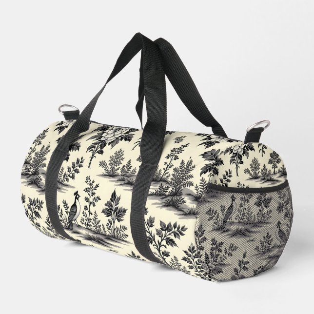 Sac De Sport Decorative French toile pattern (Coin droit)