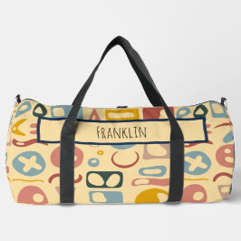 Sac De Sport Dessin Abstrait I Nom personnalisé