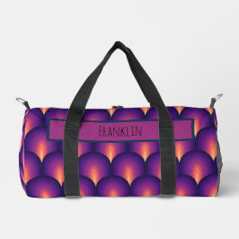 Sac De Sport Dessin Abstrait I Nom personnalisé