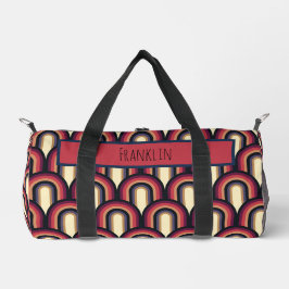 Sac De Sport Dessin Abstrait I Nom personnalisé