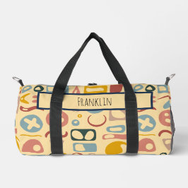 Sac De Sport Dessin Abstrait I Nom personnalisé