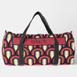 Sac De Sport Dessin Abstrait I Nom personnalisé