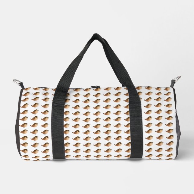 Sac De Sport Dessin d'Oiseau de Bruant (Recto)