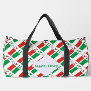Sac De Sport Dessin personnalisé de l'héritage de drapeau itali