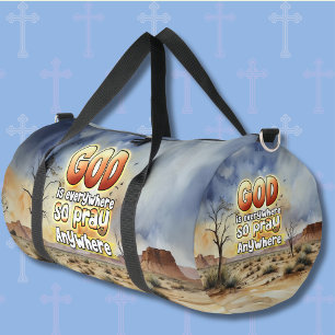 Sac De Sport Dieu Est Partout Si Priez N'Importe Où
