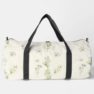 Sac De Sport Dispersion de fleurs sauvages botaniques