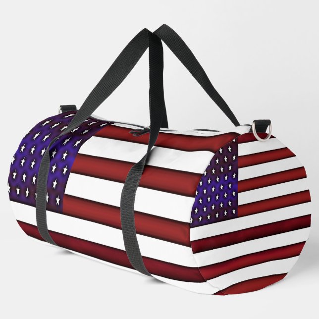 Sac De Sport Drapeau américain moderne en relief (Coin gauche)